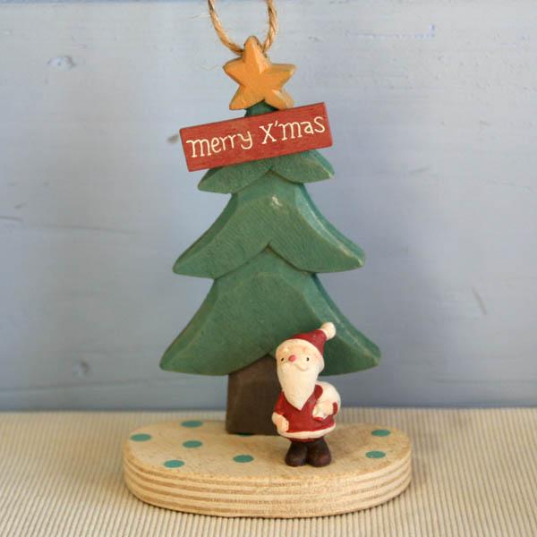 クリスマスオーナメント フローノエル クリスマスツリーとサンタクロース デコレーション木製オーナメント Zk Xx Frohnoel Tree 和歌山産フルーツのケーキarancia 通販 Yahoo ショッピング