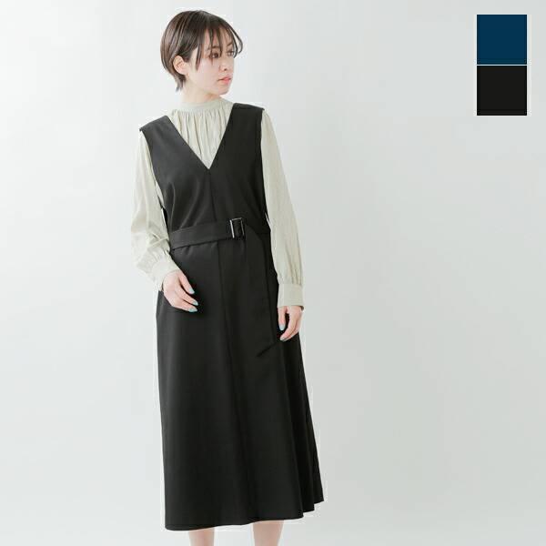 クーポン対象 Crespi クレスピ Aranciato別注 リヨセルツイルベルト付きvネックロングワンピース 104 1108 21ss新作 Aranciato 通販 Paypayモール