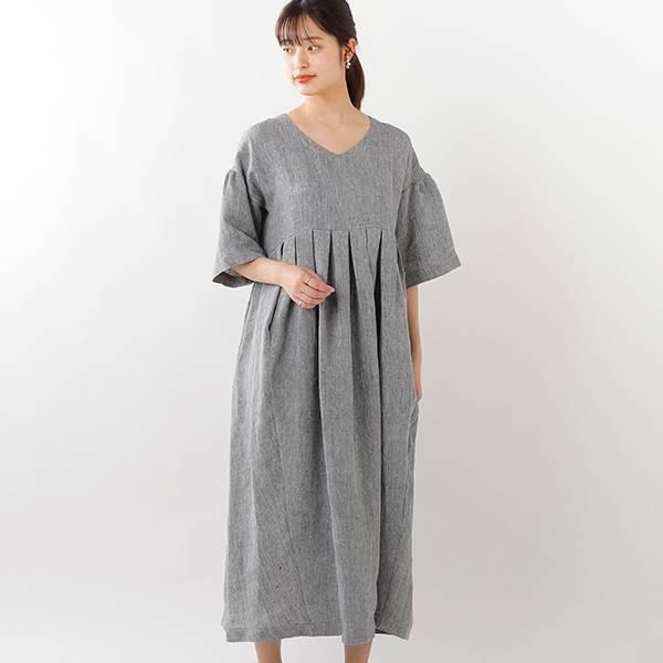 Si Si Si スースースー リネンヘリンボーンワンピース 19 Ss026 Aranciato 通販 Paypayモール