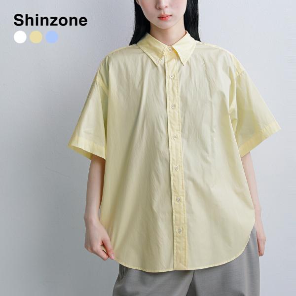 セール【20%OFF】シンゾーン Shinzone コットン ハーフスリーブ ダディシャツ HALF SLEEVE DADDY SHIRT 25mmsbl06 レディース【☆】