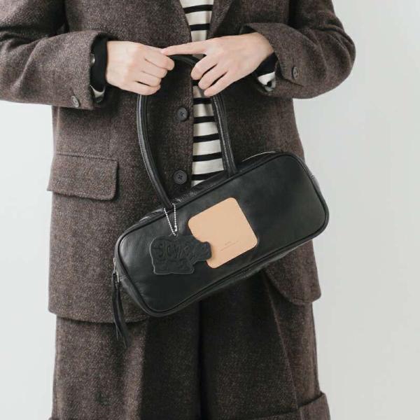Scye（サイ） ソフトレザーパファー ミニボストンバッグ Soft Leather