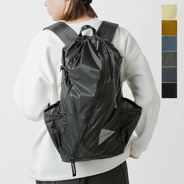 アンドワンダー シル デイパック コーデュラ　sil daypack 超軽量 and wander (アンドワンダー) sil daypack / シルデイパック