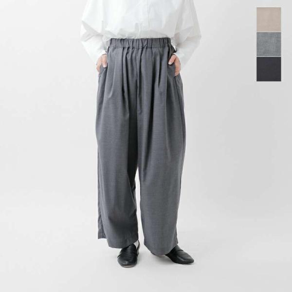 その他 naru NARU ナル トロンとツイル タック ワイド パンツ 661921