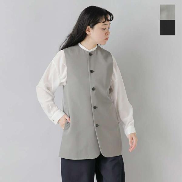てる！LOEFF ロエフ　TW キャバリー ベスト ブラック LOEFF＞TW キャバリー ベスト MEN'S