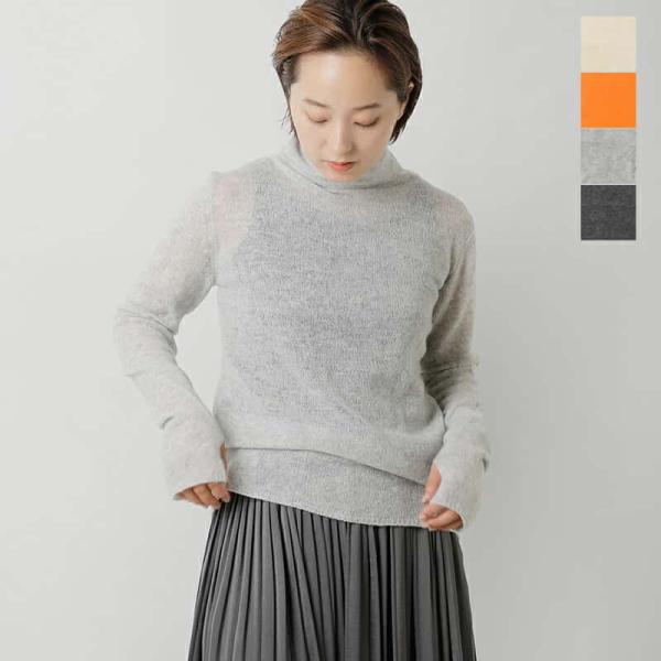 ADAWAS（アダワズ） 【50%OFF】アダワス シアー カシミヤ ハイネック