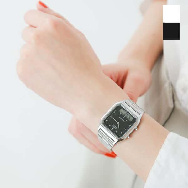 CASIO（カシオ） アナデジ デュアルタイム 腕時計 aq-230a : aranciato