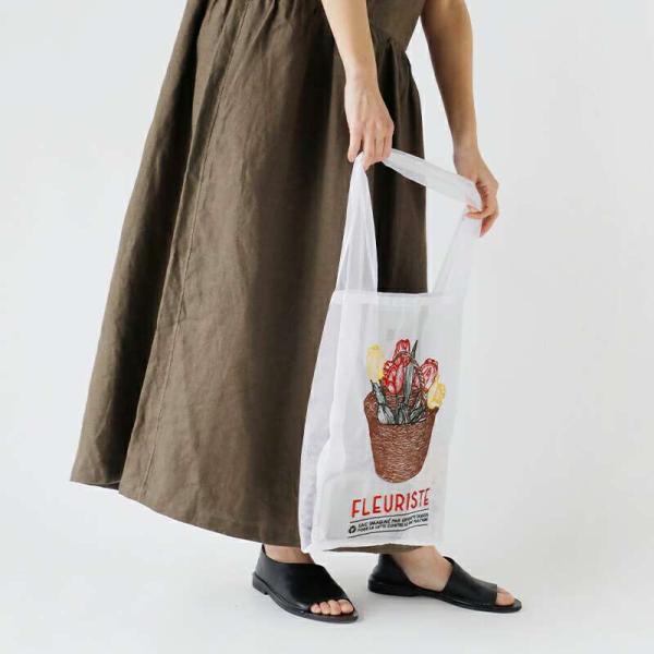 【即購入可能】バカンスバッグ (BRIGITTE TANAKA)刺繍ハンドバッグ オリジナルグッズ紹介🛍️／ Brigitte Tanaka オーガンジー刺繍