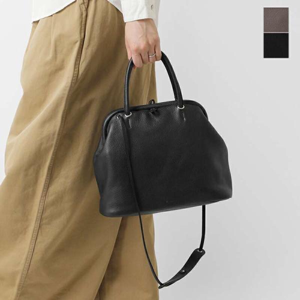 mononogu（モノノグ） カウレザー コキール シュリンク ボストン