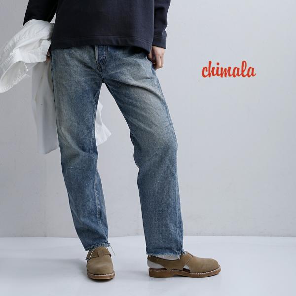 chimala AGED WIDE TAPERED セルビッチ デニム 30 chimala】13OZ 