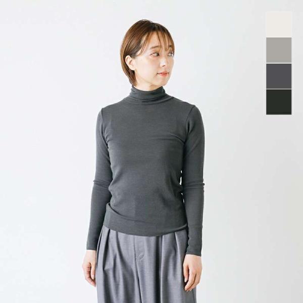 evam eva（エヴァムエヴァ） ウール タートルネック プルオーバー