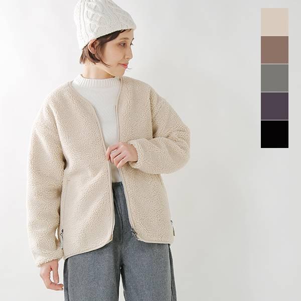 Gymphlex ジムフレックス ノーカラーボアジャケット J 1379pl Aranciato 通販 Paypayモール