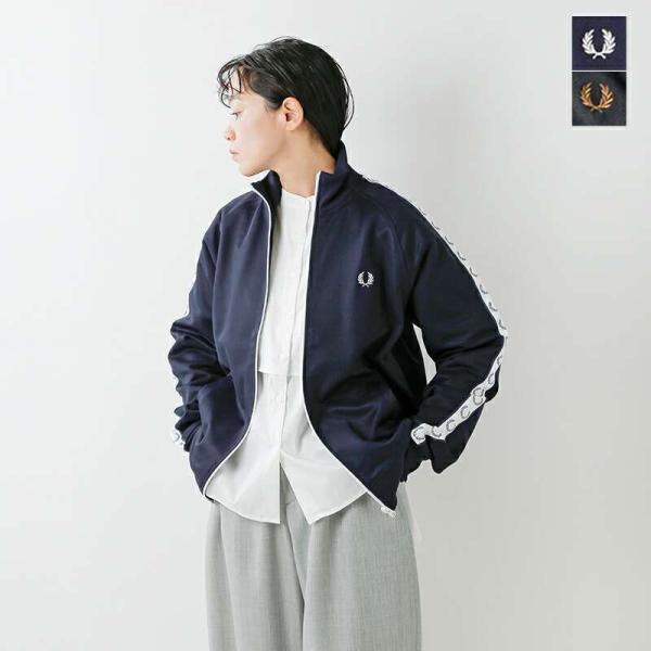 FRED PERRY フレッドペリー / トラックジャケット Taped Track Jacket(S 198：BLACK): | FRED PERRY JAPAN