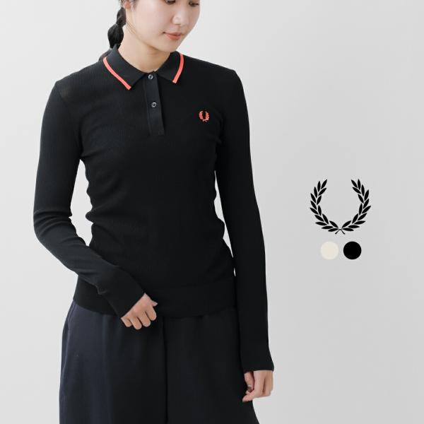フレッドペリー ニットポロシャツ FRED PERRY（フレッドペリー） フレッド ペリー リブ ニット