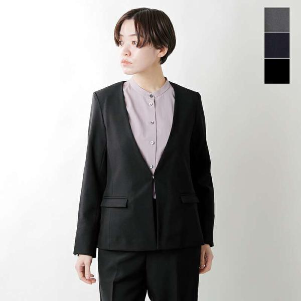 MICA&DEAL（マイカアンドディール） ノーカラー ボックス ジャケット