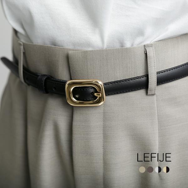 レフィエ LEFIJE カウレザー ベルト Tresor m5241a レディース【クーポン対象】