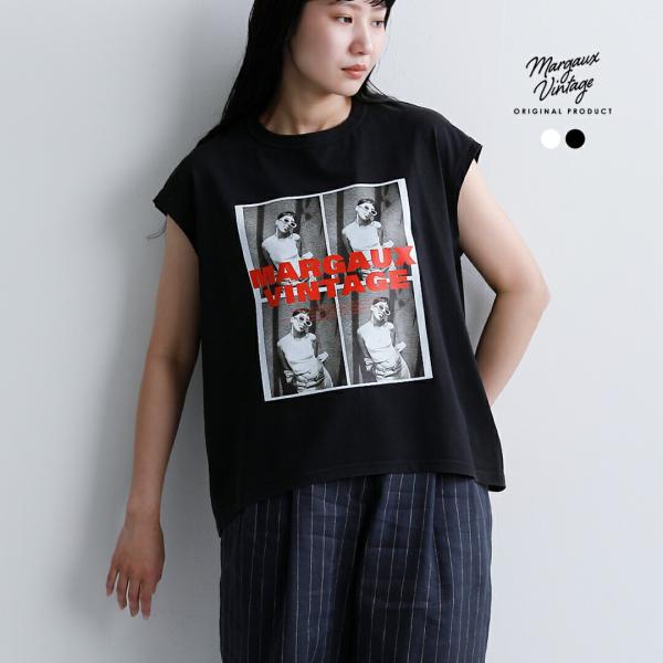 margaux マルゴーヴィンテージ MARGAUX VINTAGE コットン 転写プリント