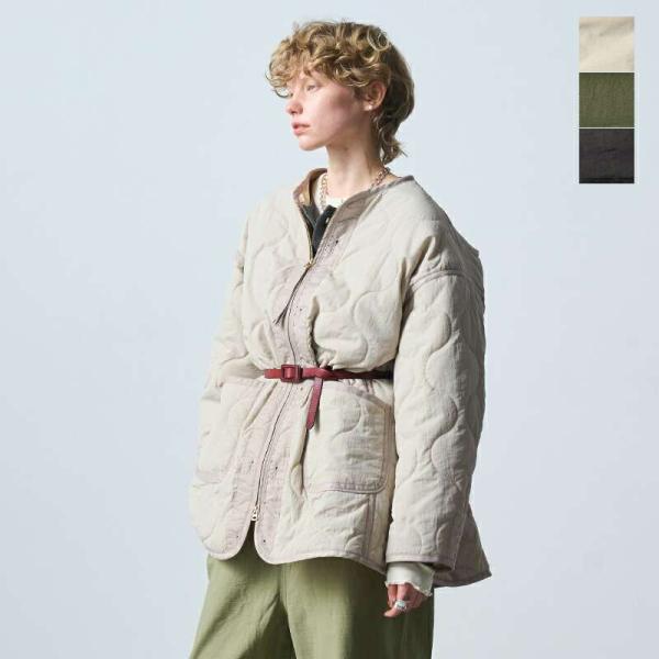 kha:ki（カーキ） ミリタリー キルティング ライナー ジャケット MIL