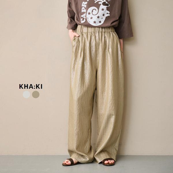 kha:ki（カーキ） 【3こ1】セール【30%OFF】カーキ フォイル プリント