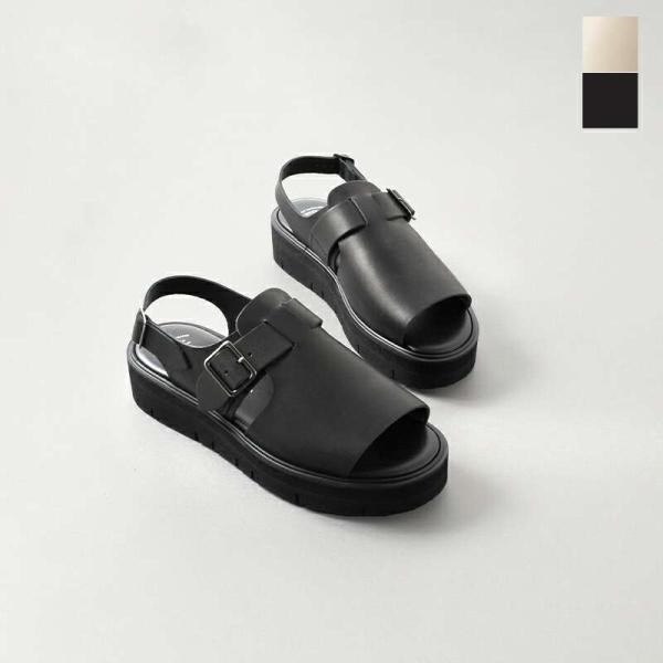 美品 BEAUTIFUL SHOES オープントゥサンダル アトリエダンタン23 BEAUTIFUL SHOES ビューティフルシューズ ステアレザー ビブラムソール