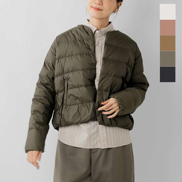 美品 ORCIVAL オーシバル ライト ダウン ノーカラー ショート ブルゾン ORCIVAL オーチバル ライトダウン ノーカラー ショート ブルゾン or