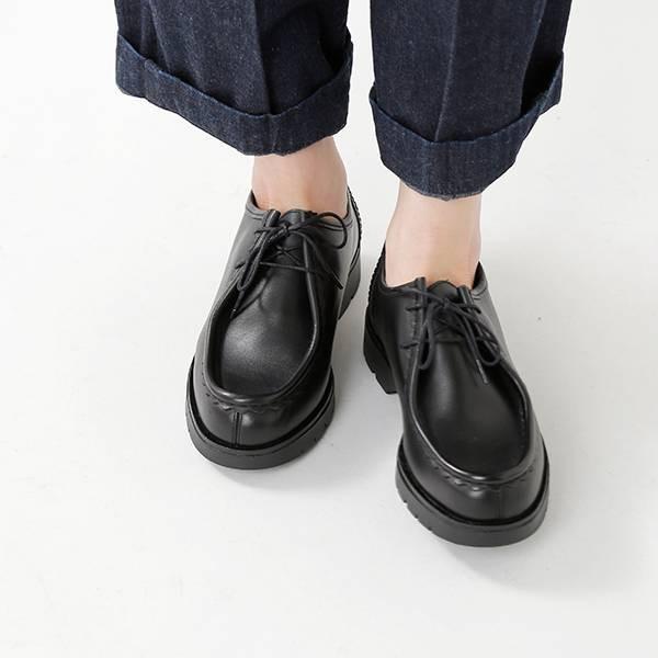 KLEMAN PADRE ブラック レースアップシューズ KLEMAN クレマン チロリアンシューズ PADROR(PADRE) WOMEN