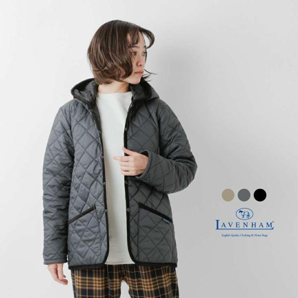 LAVENHAM（ラベンハム） フード付き クレイドン キルティング