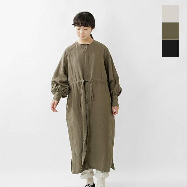 クーポン対象 Universal Tissu ユニヴァーサルティシュ トリプルワッシャーリネン ボリュームスリーブワンピース 21aw新作 Aranciato 通販 Paypayモール