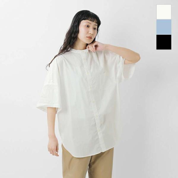 Yarmo ヤーモ ロールアップ スリーブ ボクシー シャツ yar-25ss-s29  