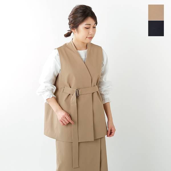 Marechal Terre マルシャルテル Aラインベルト付きベスト Zmt1vt301 Zmt1vt301 Aranciato 通販 Yahoo ショッピング