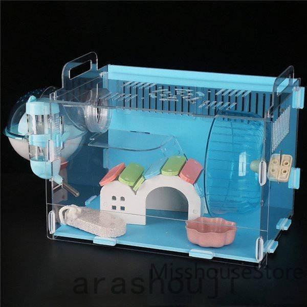 ハムスターケージ 飼育ケージ オシャレ ハムスターハウス 掃除しやすい 滑り止め 贅沢セット 三色 ハムスター回し車 可愛い プラス Www Koikhai Com