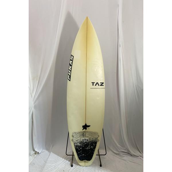 中古】PUKAS (プーカス) UNDER DOG モデル ショートボード [CLEAR] 5'9