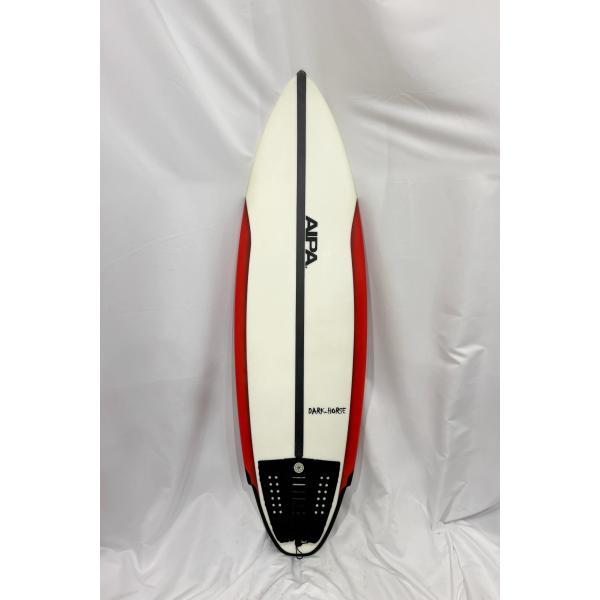 【中古】AIPA (アイパ) DARK HORSE モデル ショートボード [CLEAR×RED] 5'8" サーフボード SURF TECH