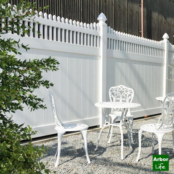フェンス 目隠しフェンス 樹脂製 腐らない 白 ホワイト Pvc バイナルフェンス プライバシーフェンス With ピケット 高さ1950mm 幅2438 4mm 50kgサイズ Buyee Buyee Japanese Proxy Service Buy From Japan Bot Online