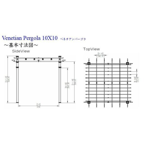 パーゴラ Diy キット ガーデンアーチ セット 樹脂 腐らない Pvc カット可能 連結可能 組み立て式 日棚棚 ベネチアンパーゴラ10x10 バイナルフェンス 300kgサイズ Buyee Buyee 日本の通販商品 オークションの入札サポート 購入サポートサービス