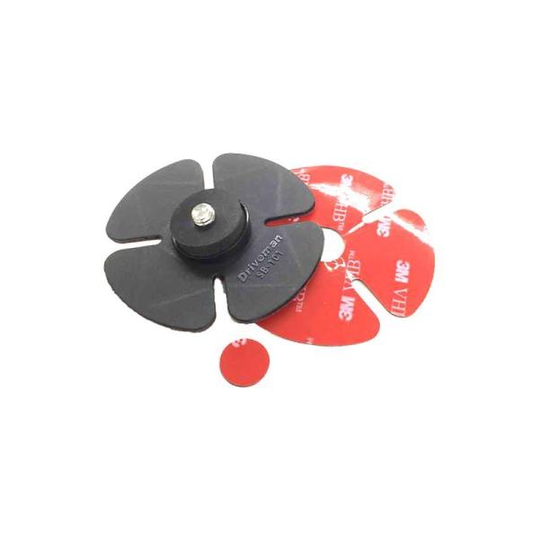 DD-1000やS-102をヘルメットに装着するためのネジ付きブラケット