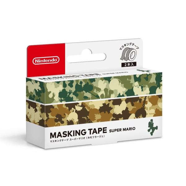 新品】Switch マスキングテープ スーパーマリオ(カモフラージュ