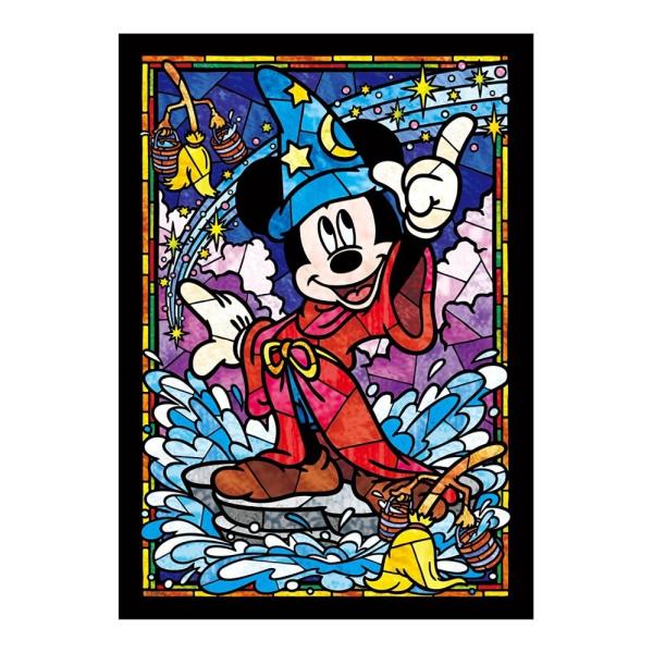 【新品】ジグソーパズル ディズニー ミッキーマウス ぎゅっとシリーズ【ステンドアート】(18.2x25.7cm)266ピース