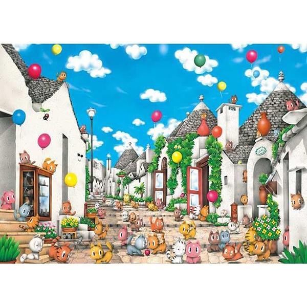 新品】ジグソーパズル 芳岡ひでき アルベロベッロ キャッツ 500ピース 