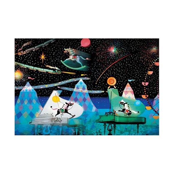 新品】ジグソーパズル 藤城清治 星空の木馬の夢 1000ピース(50x75cm