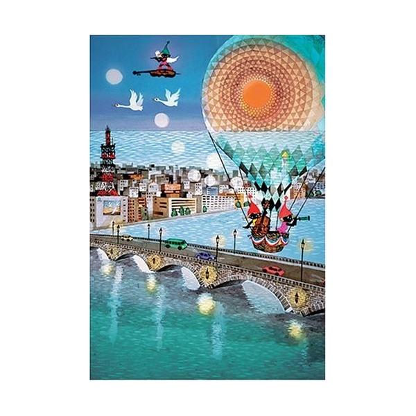 新品】ジグソーパズル 藤城清治 夢をはこぶ橋 300ピース(26x38cm