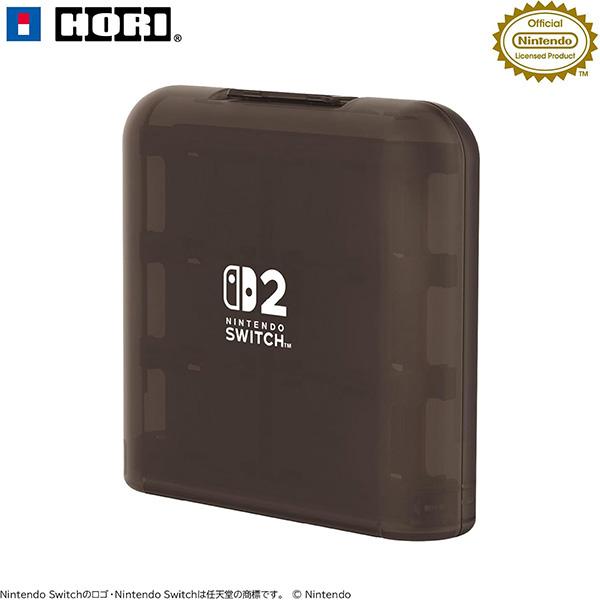 新品】Switch2 HORI カードケース 24枚収納 (クリアブラック) : アーク
