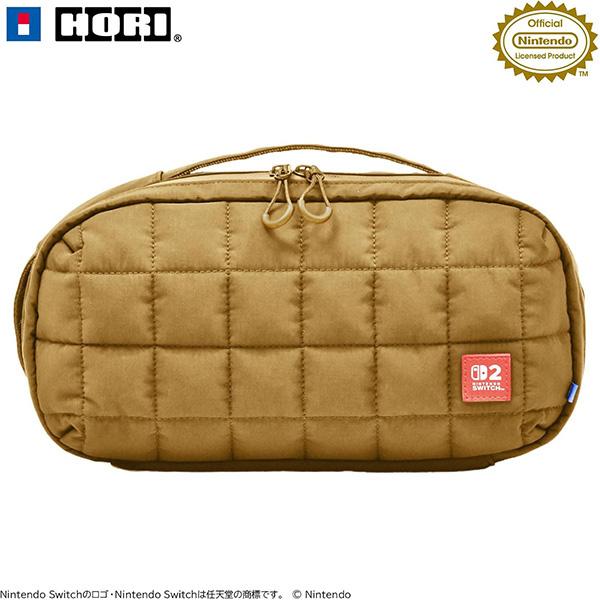 新品】NSW2 HORI キルティングミディアムポーチ for Nintendo Switch 2