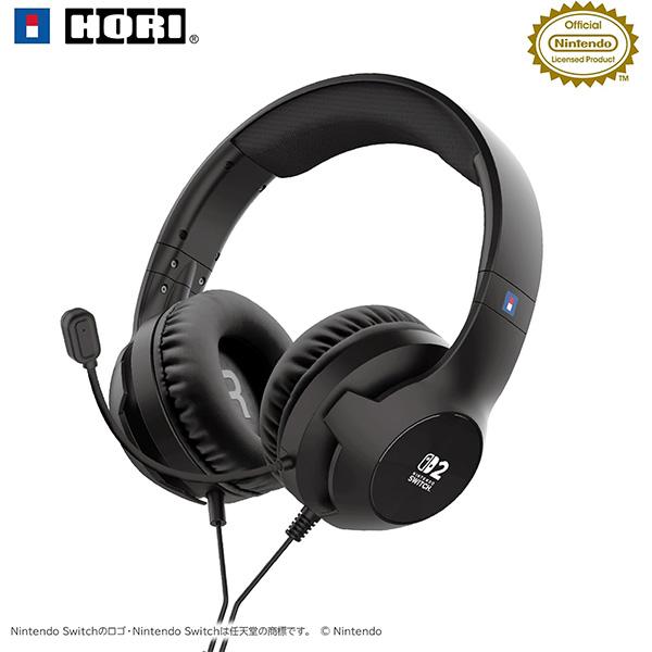 新品】Switch2 HORI ホリゲーミングヘッドセット (ブラック) : アーク