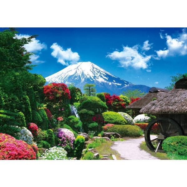 エポック社（EPOCH） 【新品】ジグソーパズル 花咲く忍野と富士山 108