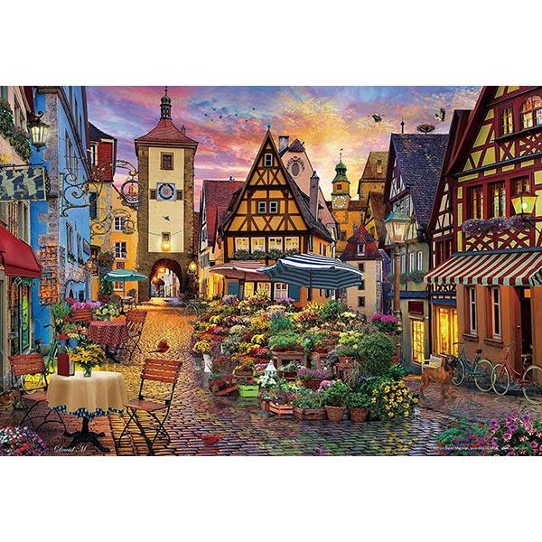 【新品】ジグソーパズル 花飾りのローデンブルク 1000マイクロピース(26x38cm)