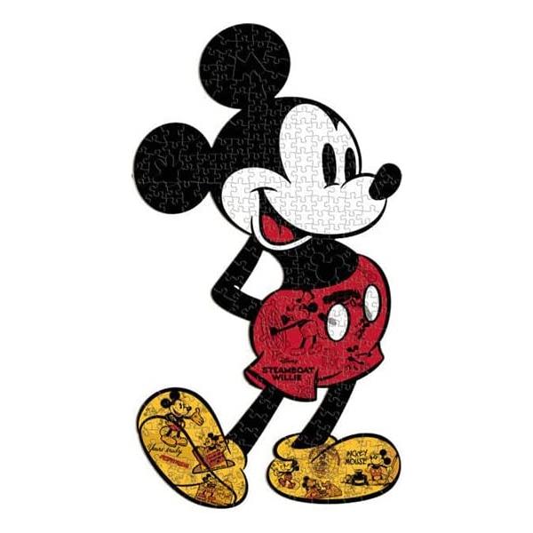‼️超希少品ビンテージミッキーマウス‼️ジクゾーパズル やのまん 【新品】ジグソーパズル シルエット ディズニー -ミッキー