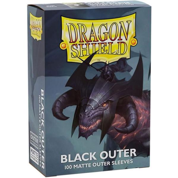ドラゴンシールドスリーブ6個 マットブラック スタンダードサイズ100枚 arc-online_5706569130039