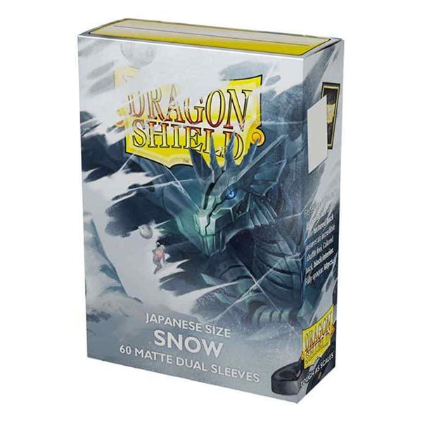 ドラゴンシールド スタンダードサイズ デュアルマット SNOW ホワイト　白 ドラゴンシールド デュアルマットスノウ 100枚入り AT-15005