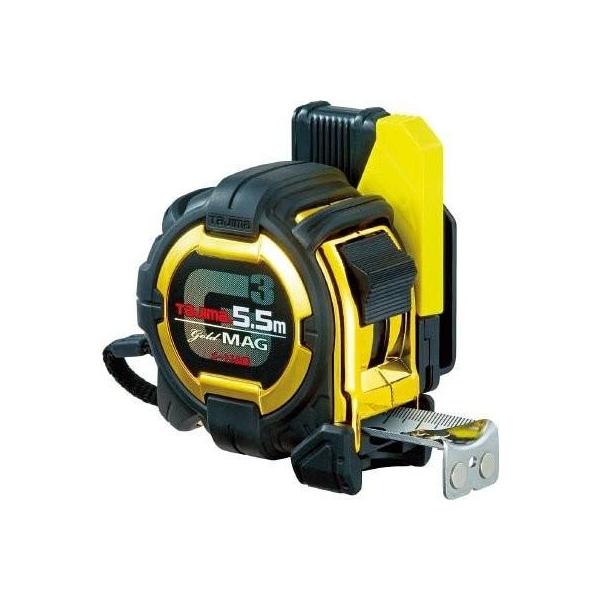タジマ SFG3GLM25-55BL セフコンベ G3ゴールドロック マグ爪-25 長さ5.5m メートル目盛 両面目盛 ロックタイプ　コンベックス・スケール