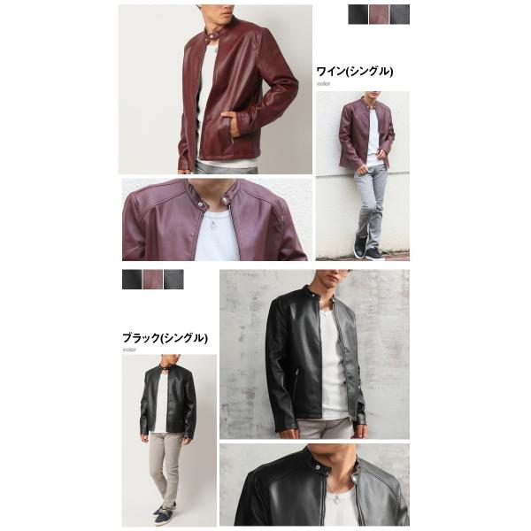 春 ライダースジャケット メンズ Puレザー レザージャケット メンズ ジャケット 革ジャン シングル ダブル ライダース Buyee Buyee Japanese Proxy Service Buy From Japan Bot Online